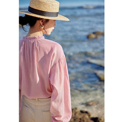 ELEANOR | Classic Crew Neck Striped Top-4