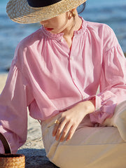 ELEANOR | Classic Crew Neck Striped Top-2