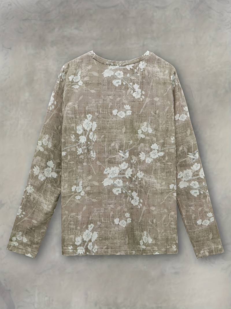 SADIE | Timeless Floral Print Blouse-3