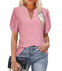 LESLEY | Elegant Top Short Sleeved Women-2