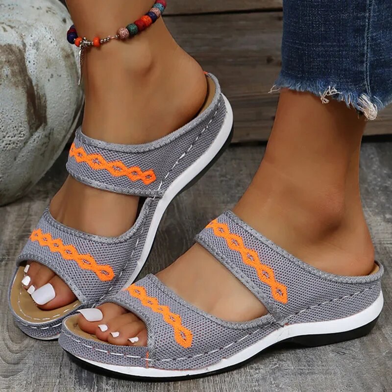 DEBBRA | Unique Orthopedic Leather Sandals-4