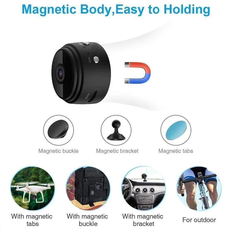 1080p Magnetic WiFi Mini Camera 3