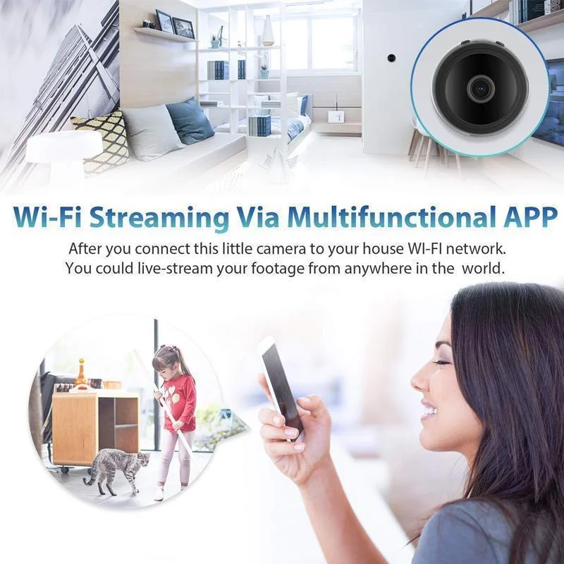 1080p Magnetic WiFi Mini Camera 4
