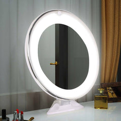 10x Magnifying LED Vanity Mirror 360° Rotation with Lights-3