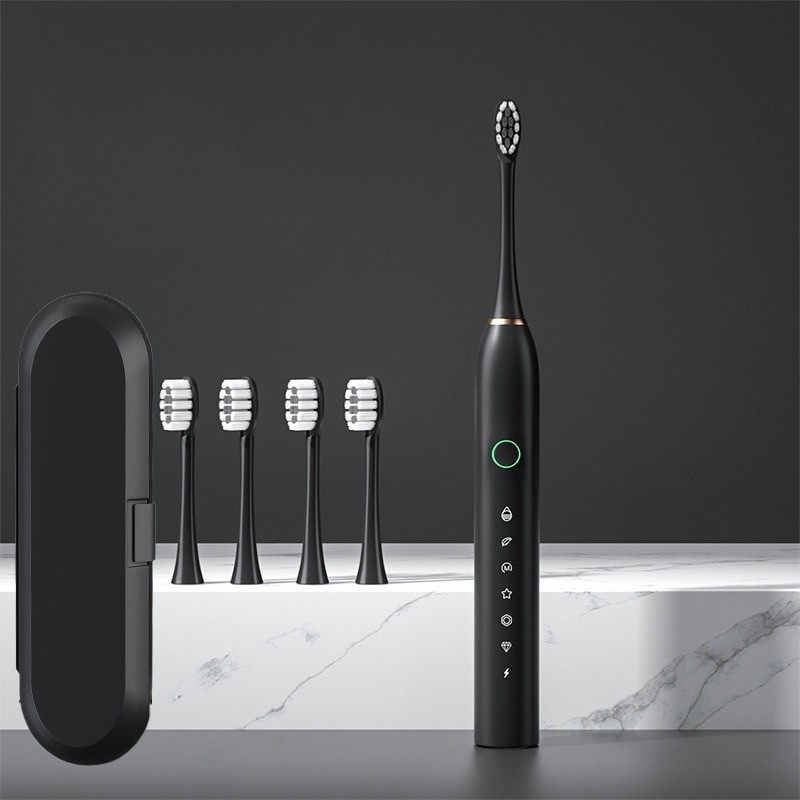 Variant image for B-1 Black with 4 brush heads + travel case
