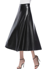 Holly | Elegant High-Waist Midi Skirt