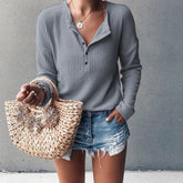 Estrella | Flattering Fit V-Neck Shirts-1