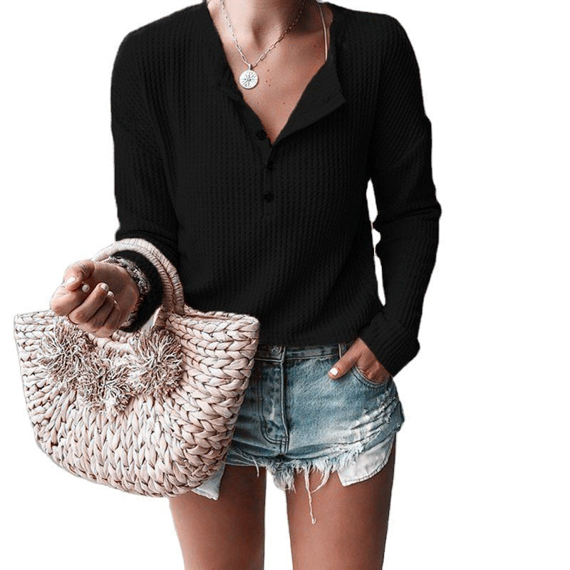 Estrella | Flattering Fit V-Neck Shirts-5