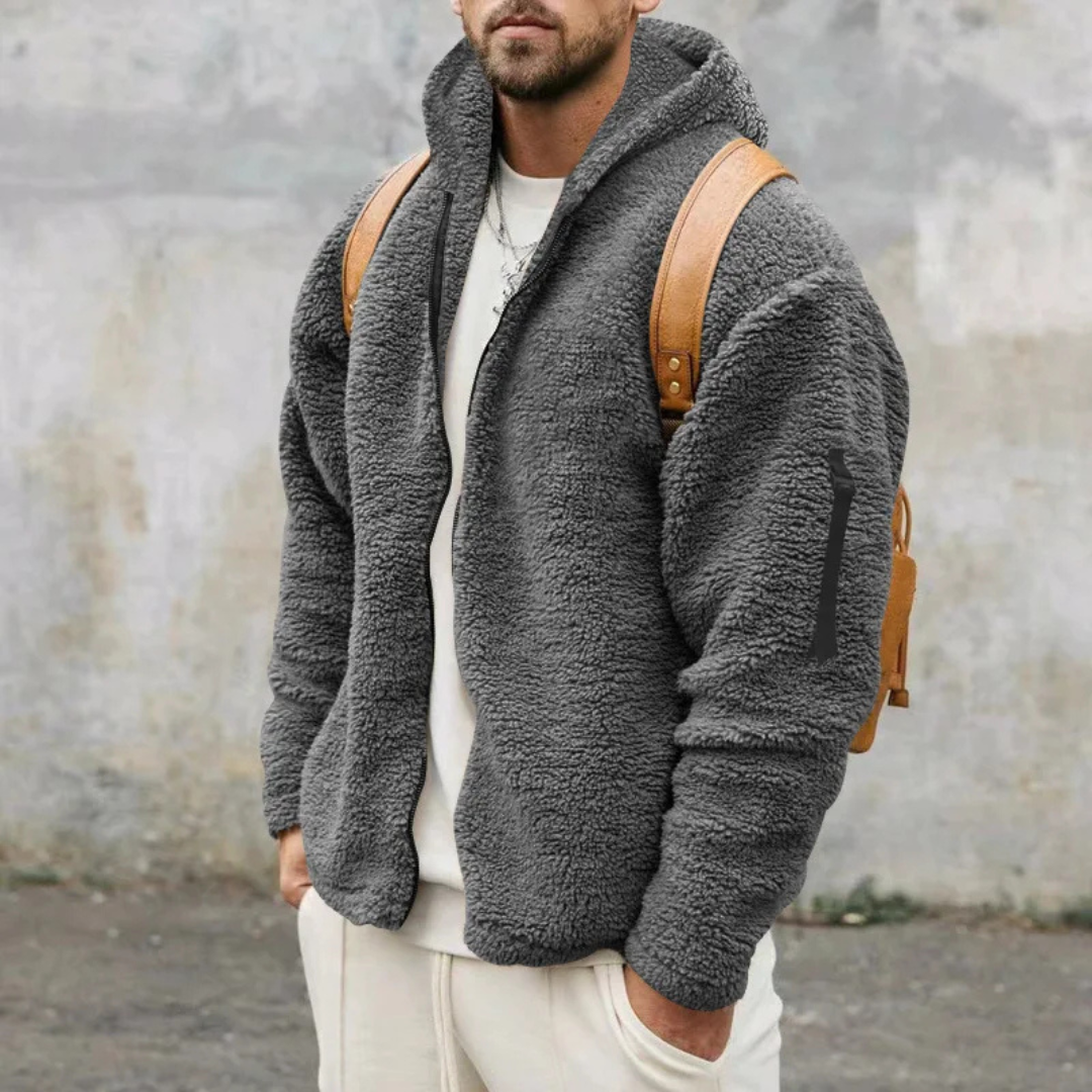 RAVEN | Men's Warm Hoodie Jacket-4