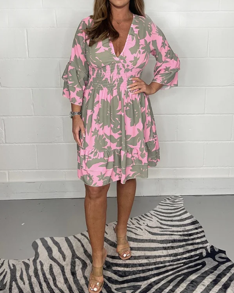 Marbella | Elegant Summer Dress Midi Pink-6