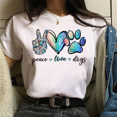 EDEN | Peace, Love & Dogs T-Shirt-2