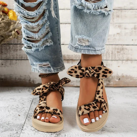 ARYA | Stylish Leopard Print Sandals-6