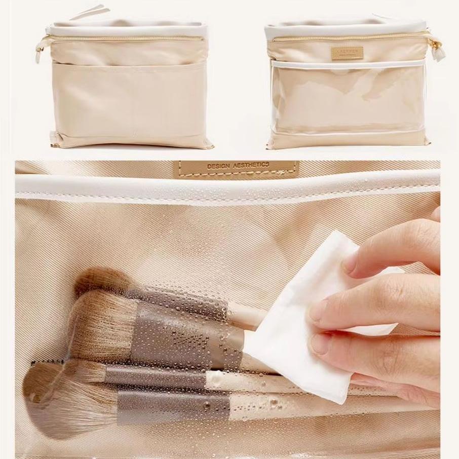 Nori | Women's Cosmetic Bag Made of PU Leather with Large Capacity 3