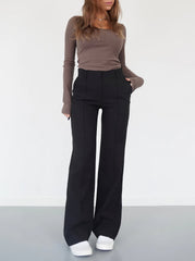 AMY | Wide Chic Trousers Women-1