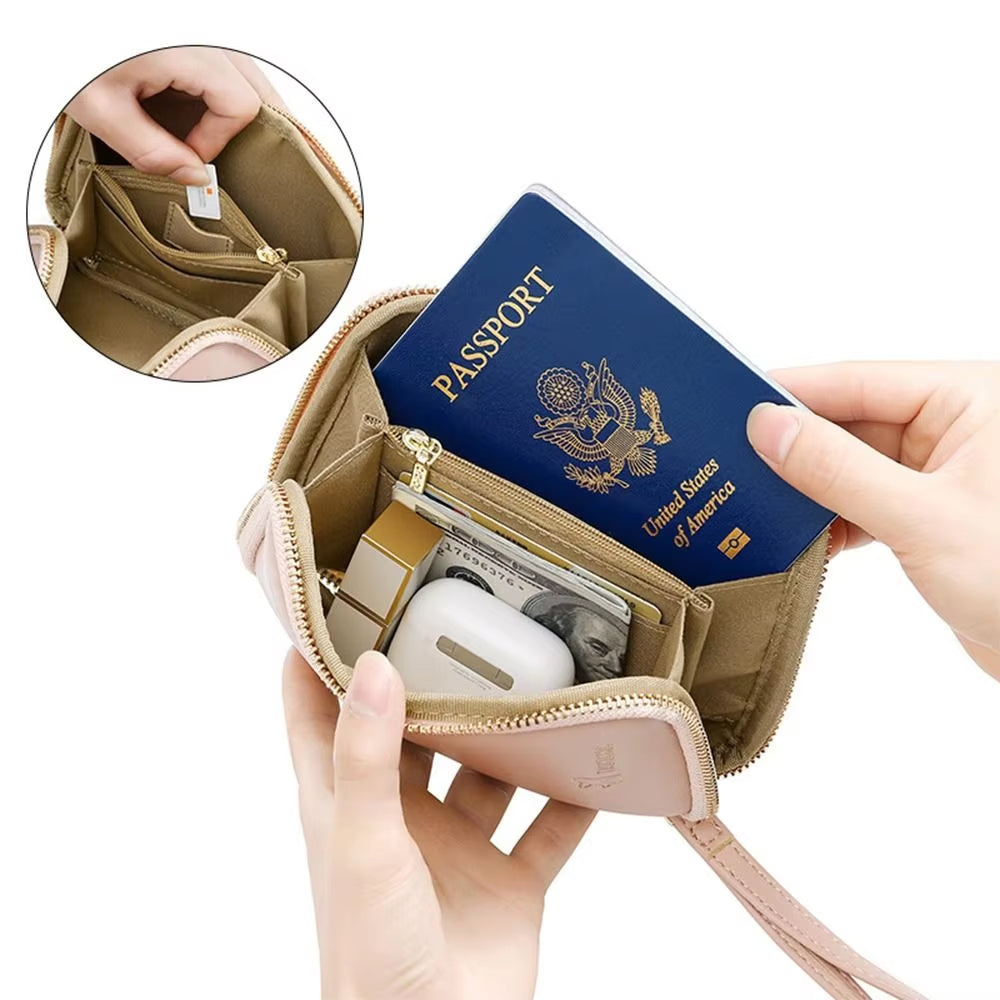 Robin | Elegant PU Leather Passport Holder Wallet 4