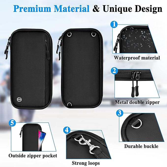 Nyomi | RFID-blocking passport holder for the whole family 4