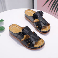 EVELYN | Non-slip Orthopedic Leather Sandals-1