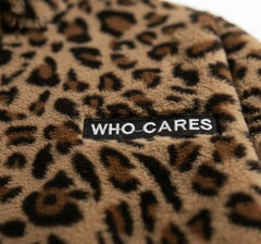 Leopard Print Long Sleeve Jacket Fashion Brand Loose Hip Hop Top