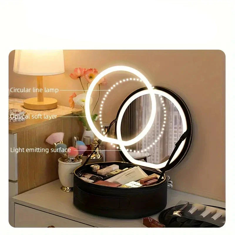 Nyra | Ultimate Portable Illuminated Mirror Makeup Bag 5