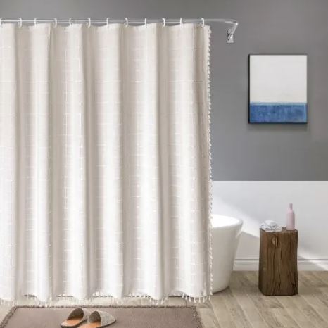 Boho Farmhouse Shower Curtain