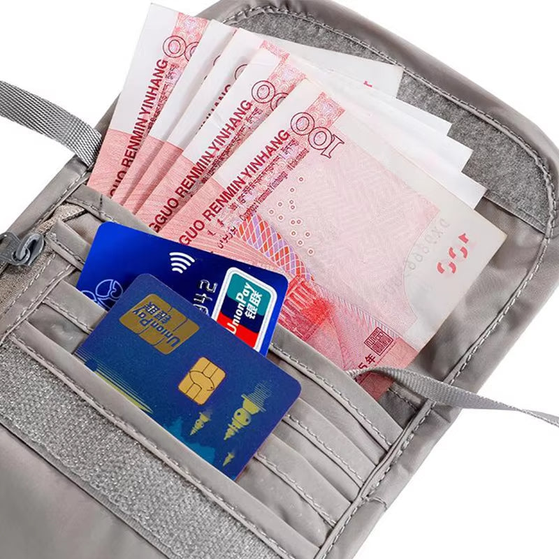 Kaiya | Passport Holder RFID Travel Bag Neck Pouch Wallet 4