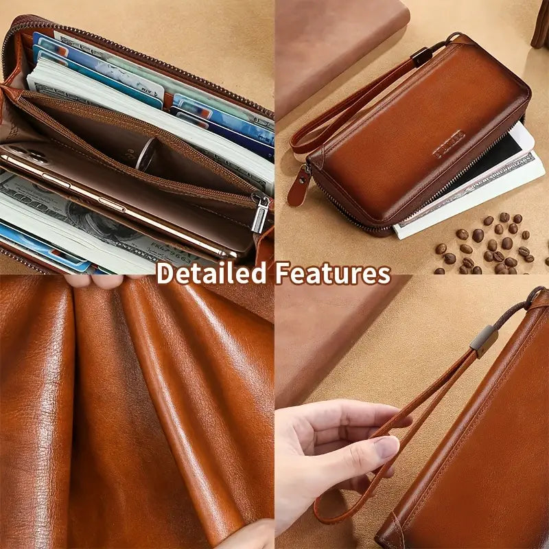 Jream | Anti-theft Leather Travel Wallet 4