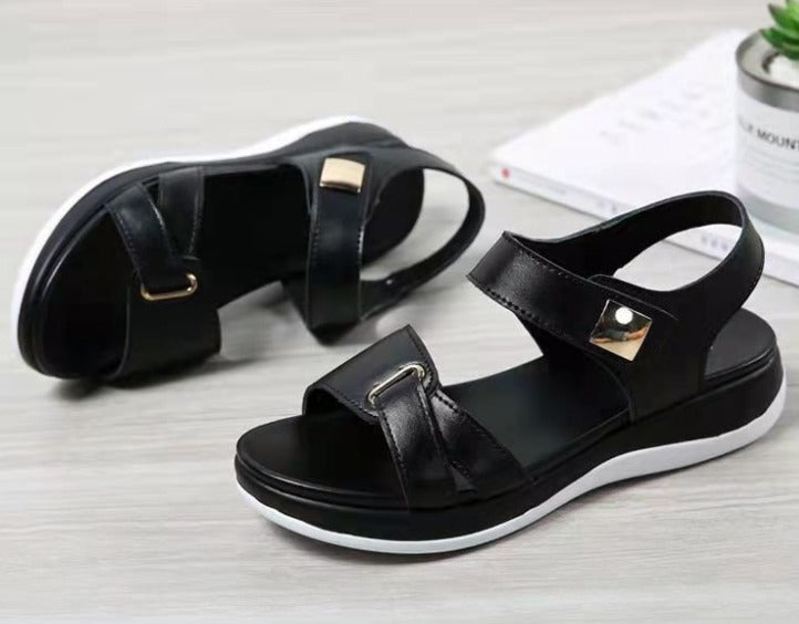 AMELIA | Comfortable Sandals Wide Toe Feet-2