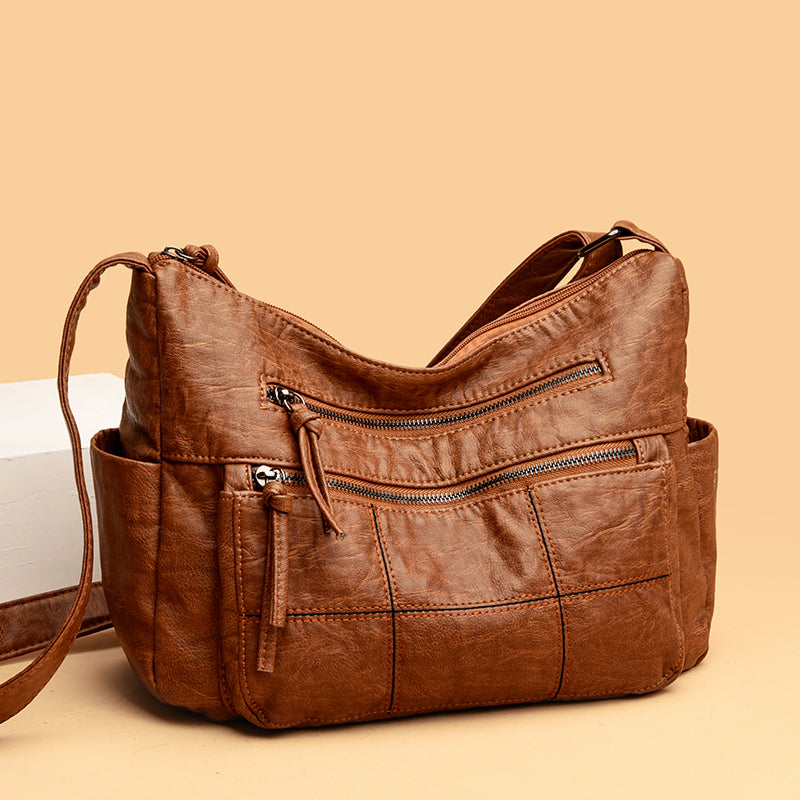 Chic Mila Vintage PU Leather Crossbody Bag 3