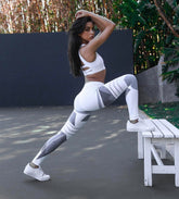 Reflektierende High-Waist Performance-Leggings
