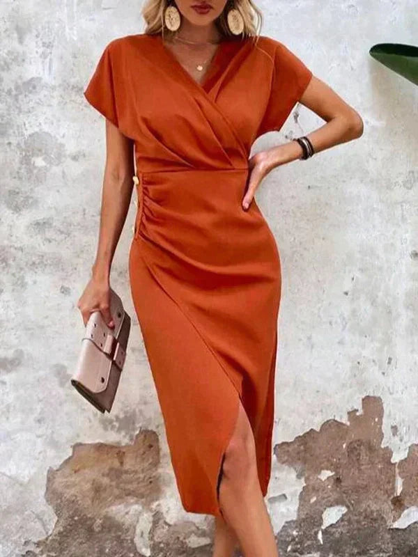 EMMA | Chic Party Dress with Stunning Front Slit-3