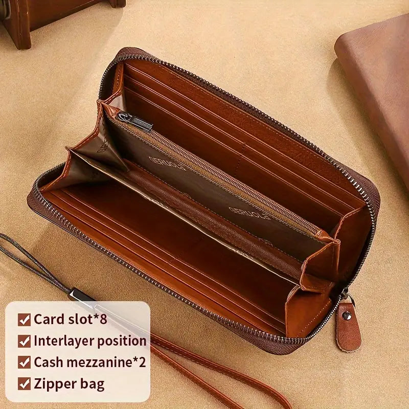Jream | Anti-theft Leather Travel Wallet 3