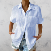 QUINN | Casual Lightweight Button-Up Shirt-1