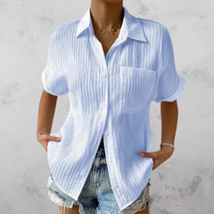 QUINN | Casual Lightweight Button-Up Shirt-1