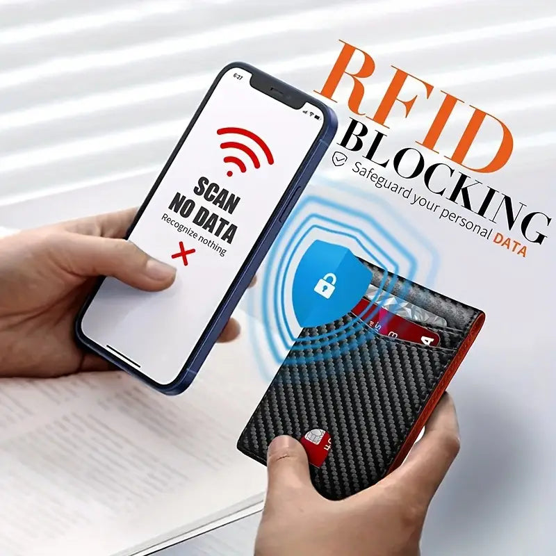 Rave | RFID-blocking slim travel wallet for men 4