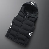 Melle Bodywarmer | Urban Edge Hooded Puffer Vest-1