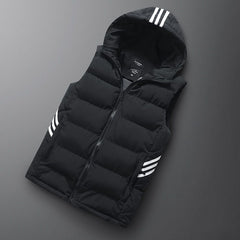 Melle Bodywarmer | Urban Edge Hooded Puffer Vest-1