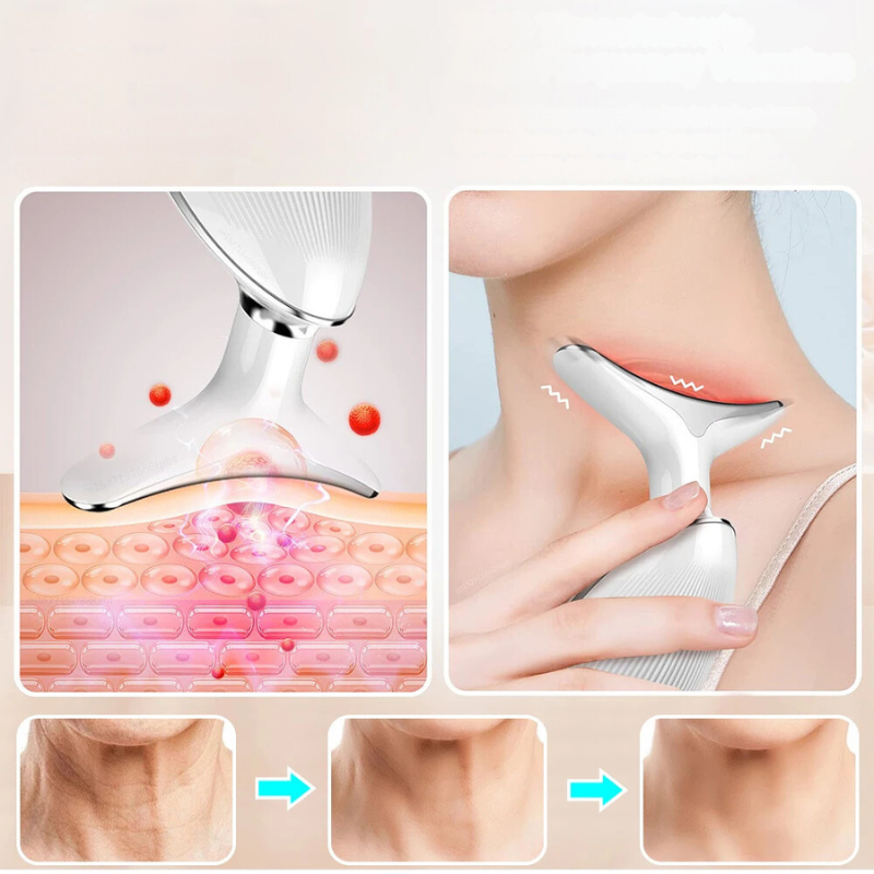 AgeDefy - EMS Neck & Face Lifting Massager with Skin Tightening LED Therapy-5