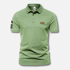 CAYDEN | Casual Military-Inspired Polo Shirt-3