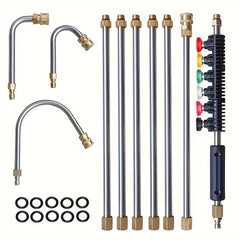 4000 PSI Telescoping High Pressure Washer Wand Set for Gutter & Roof Drainage & Walls Cleaning 1