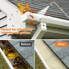 4000 PSI Telescoping High Pressure Washer Wand Set for Gutter & Roof Drainage & Walls Cleaning 3