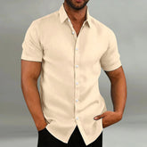 JADEN | Short Sleeve Shirt with Collar-1