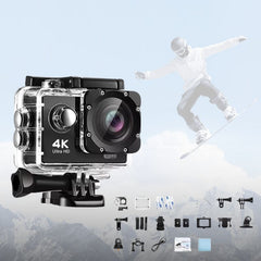 4K Ultra HD Sport Pro Camera - Wifi Enabled and Waterproof for Vlogging and Outdoor Sports 0