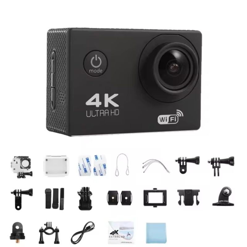 4K Ultra HD Sport Pro Camera - Wifi Enabled and Waterproof for Vlogging and Outdoor Sports 8