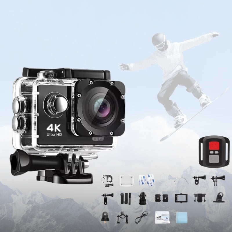 4K Ultra HD Sport Pro Camera - Wifi Enabled and Waterproof for Vlogging and Outdoor Sports 9