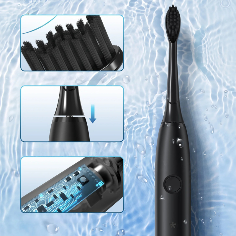 FreshSonic - 5-Mode Electric Toothbrush with Whitening & Travel Case-4