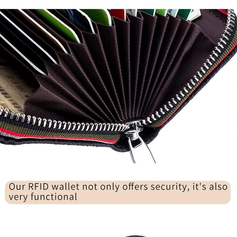 Maisy | RFID-blocking zip travel wallet made of faux leather 5