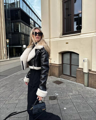 LUNA - Retro Shearling Jacket