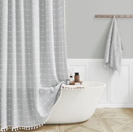 Boho Farmhouse Shower Curtain