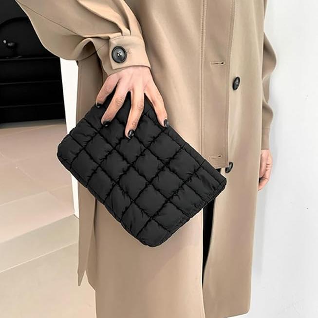 Sophie | Quilted Cosmetic Makeup Clutch with Zipper 6