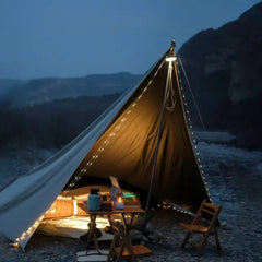 4 in 1 Camp Light – Portable Camping Lantern, String Lights with 8 Lighting Modes, Rechargeable Power Bank for Outdoor Adventures 2